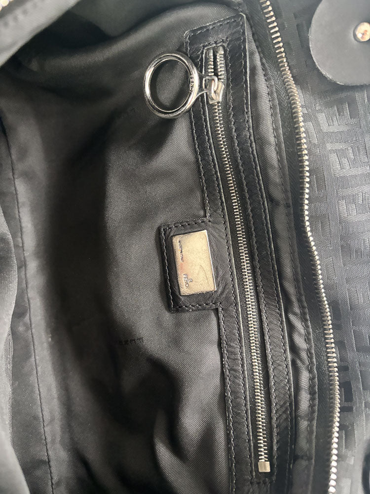 FENDI ZUCCHINO CANVAS ZEBRA BAG