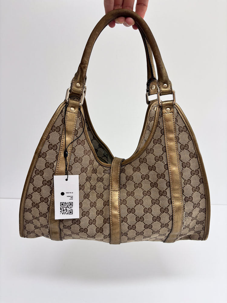 GUCCI JACKIE HOBO CANVAS