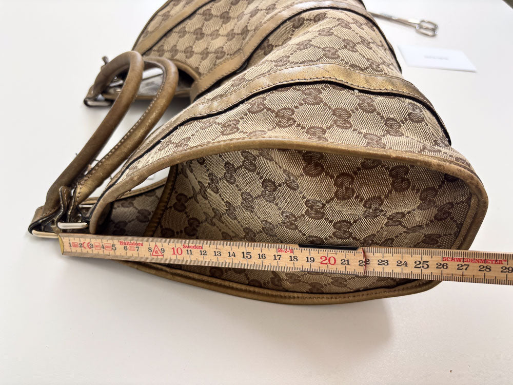 GUCCI JACKIE HOBO CANVAS