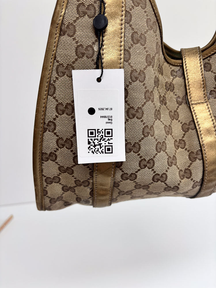 GUCCI JACKIE HOBO CANVAS
