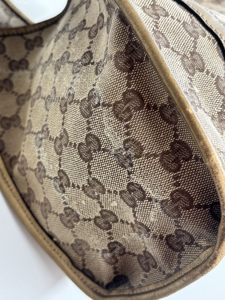 GUCCI JACKIE HOBO CANVAS