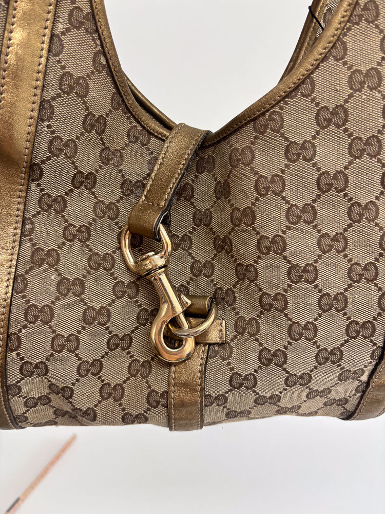 GUCCI JACKIE HOBO CANVAS