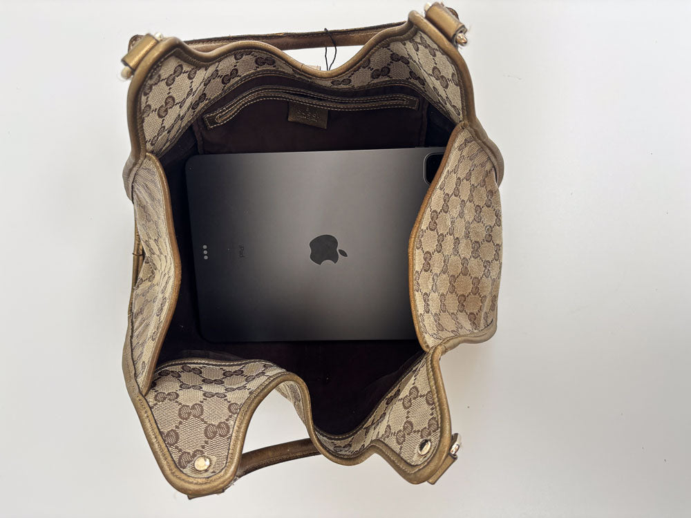 GUCCI JACKIE HOBO CANVAS