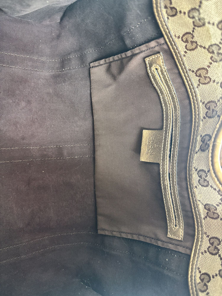 GUCCI JACKIE HOBO CANVAS