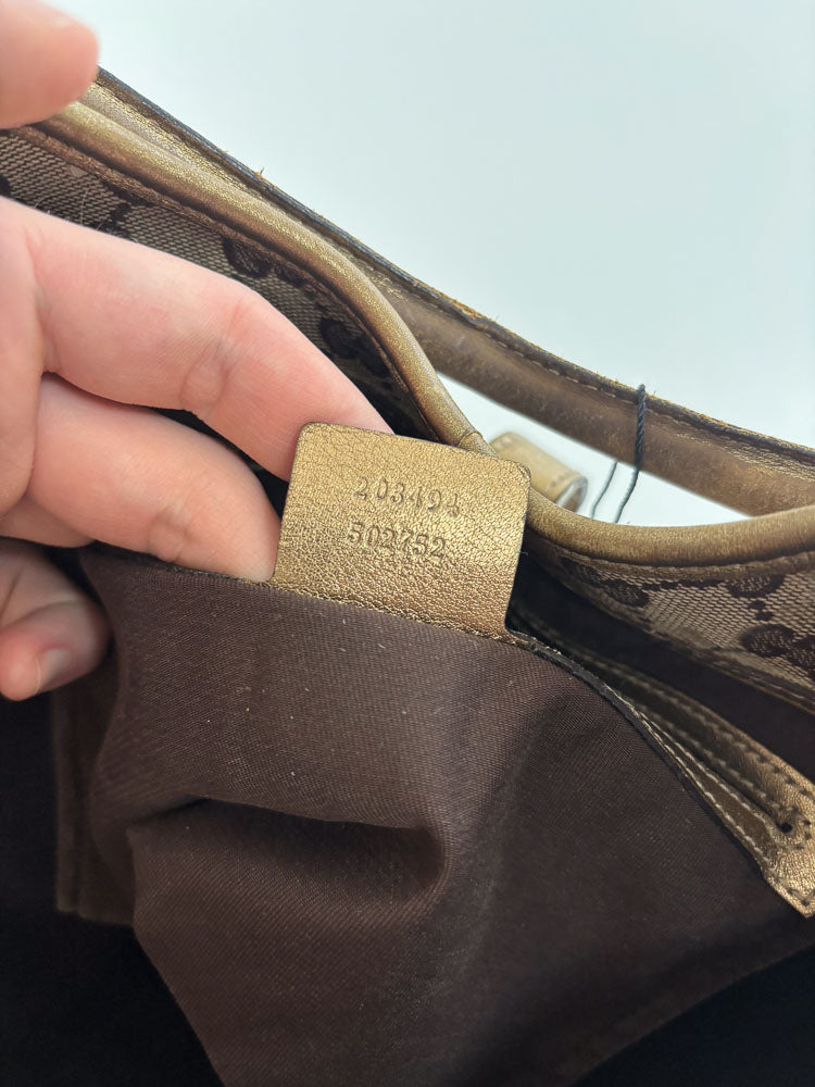 GUCCI JACKIE HOBO CANVAS