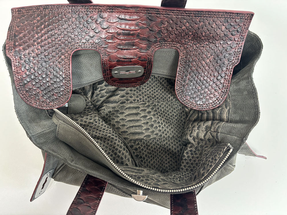 LIEBESKIND SATCHEL SNAKE FIRKIN