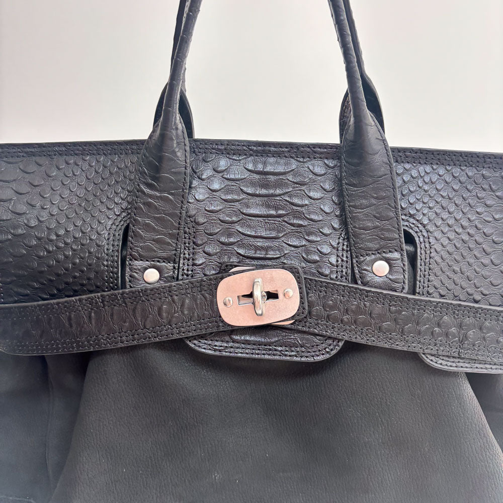 LIEBESKIND SATCHEL FIRKIN SNAKE