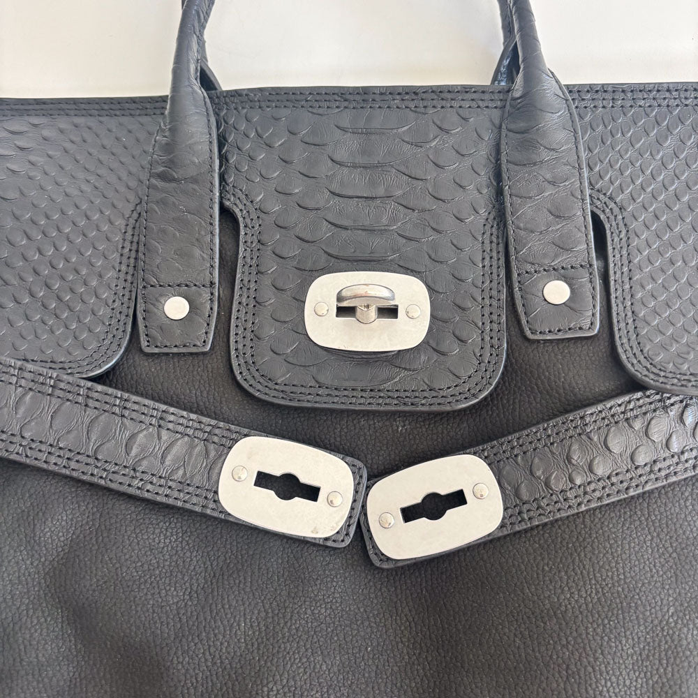 LIEBESKIND SATCHEL FIRKIN SNAKE