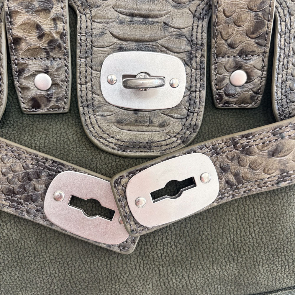 LIEBESKIND SATCHEL FIRKIN SNAKE