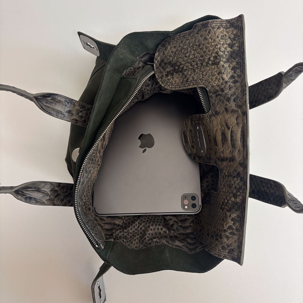 LIEBESKIND SATCHEL FIRKIN SNAKE