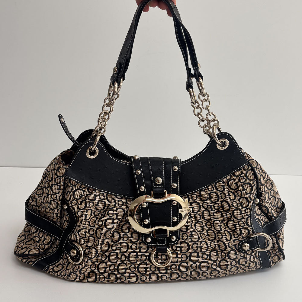 Guess Shoulder Bag Canvas 2000s