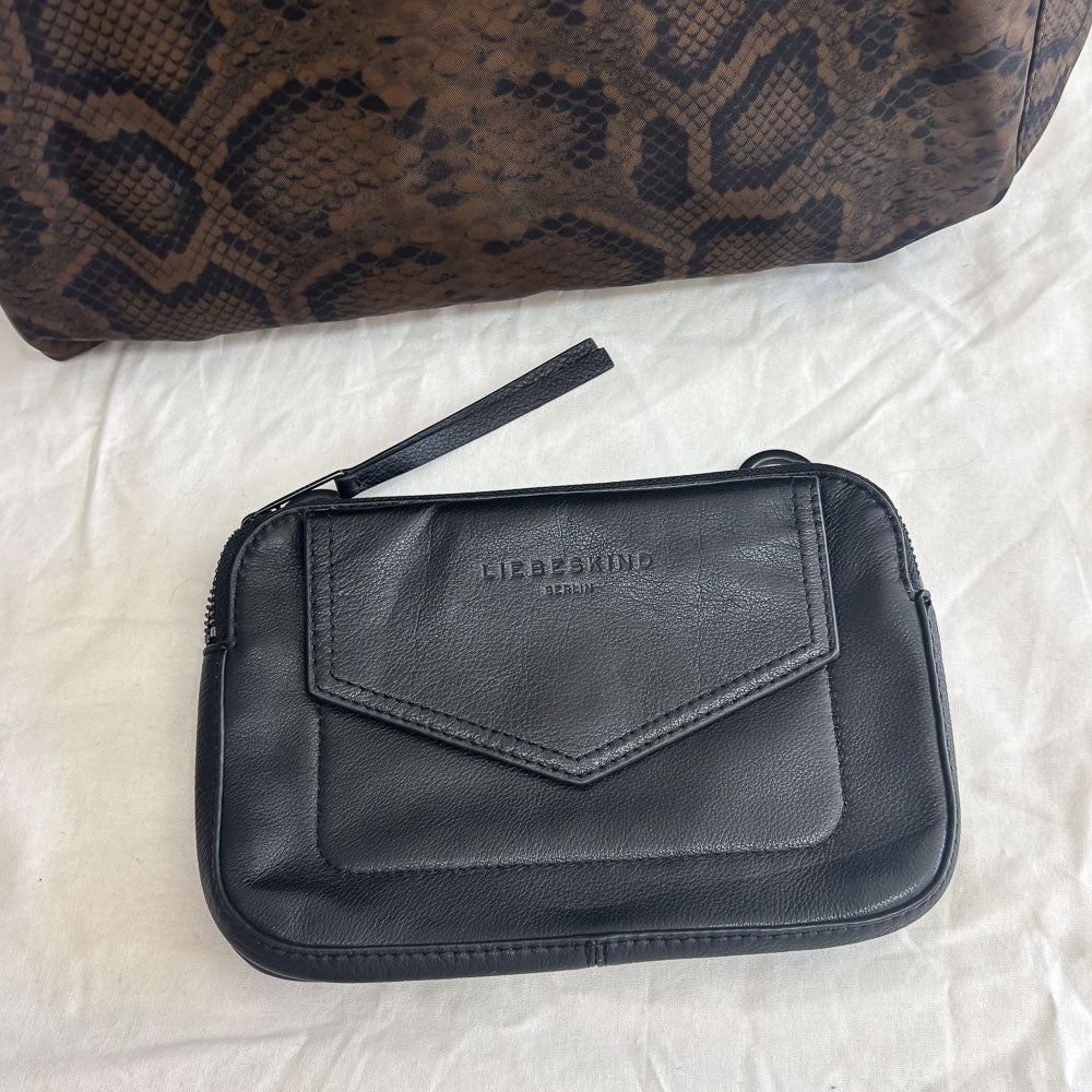 LIEBESKIND LILLE TEXTILE SNAKE SHOPPER