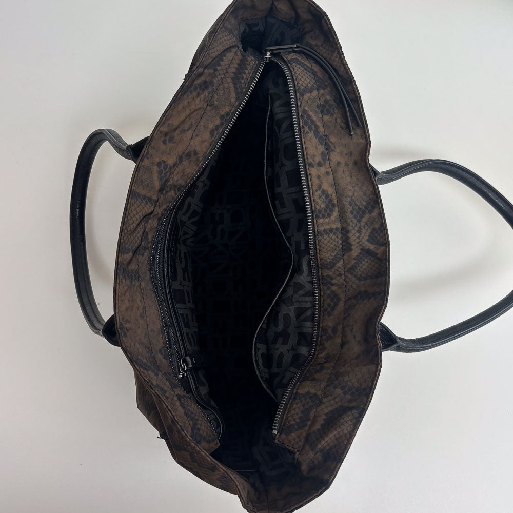 LIEBESKIND LILLE TEXTILE SNAKE SHOPPER