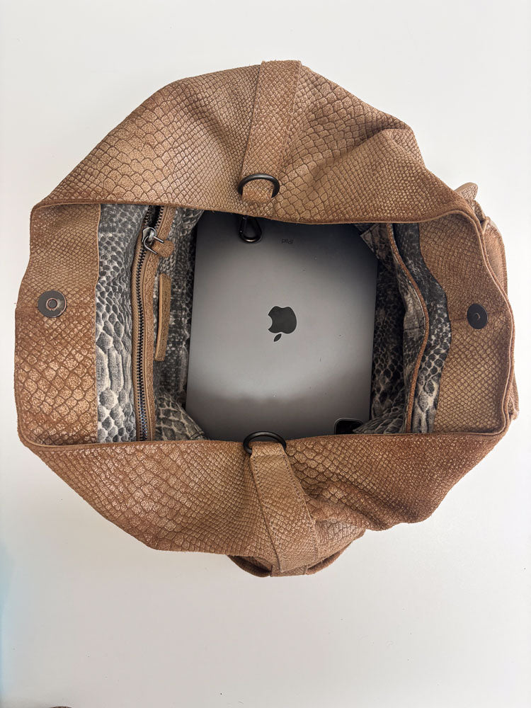 LIEBESKIND CHELSEA SNAKE SHOPPER