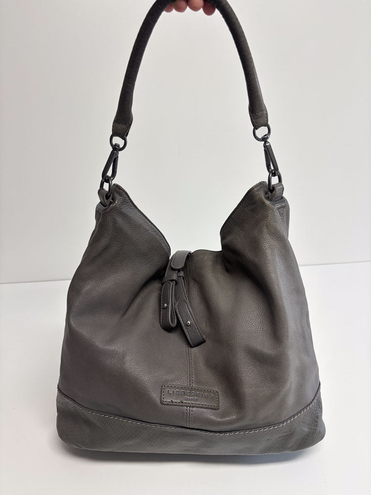 LIEBESKIND LEATHER HOBO SNAKE