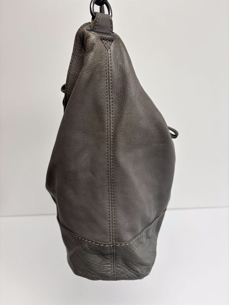 LIEBESKIND LEATHER HOBO SNAKE