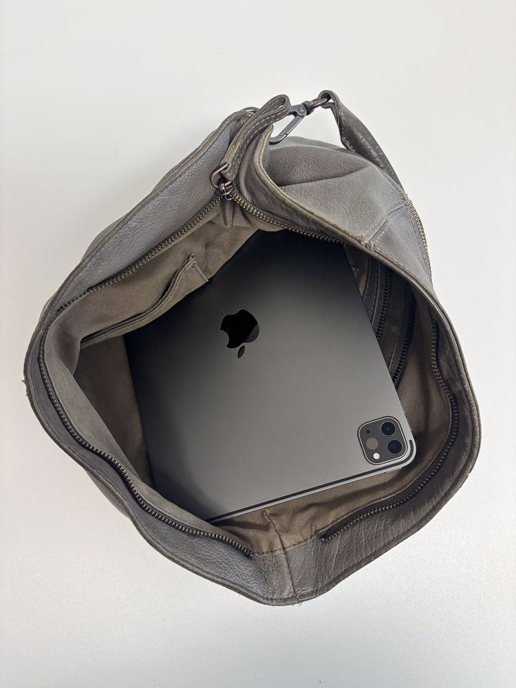 LIEBESKIND LEATHER HOBO SNAKE