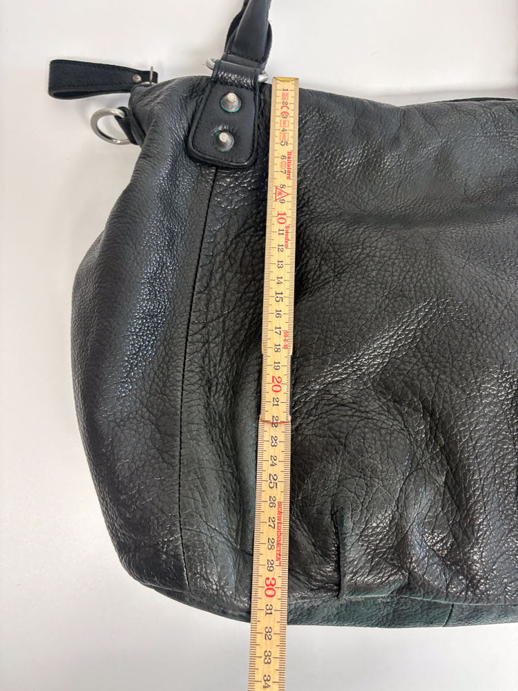 LIEBESKIND LEATHER HOBO BLACK