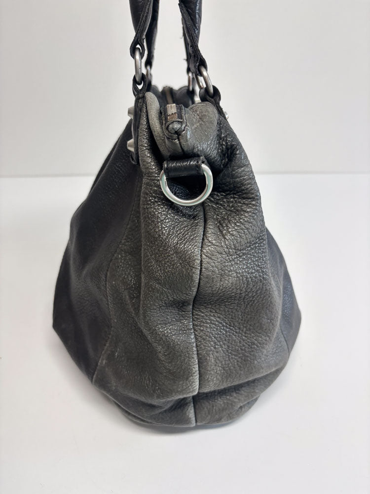 LIEBESKIND LEATHER HOBO BLACK