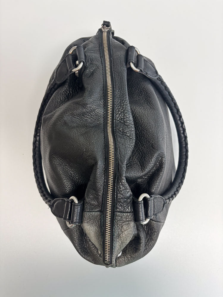 LIEBESKIND LEATHER HOBO BLACK