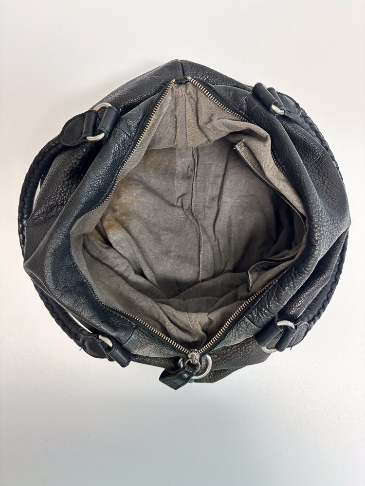 LIEBESKIND LEATHER HOBO BLACK