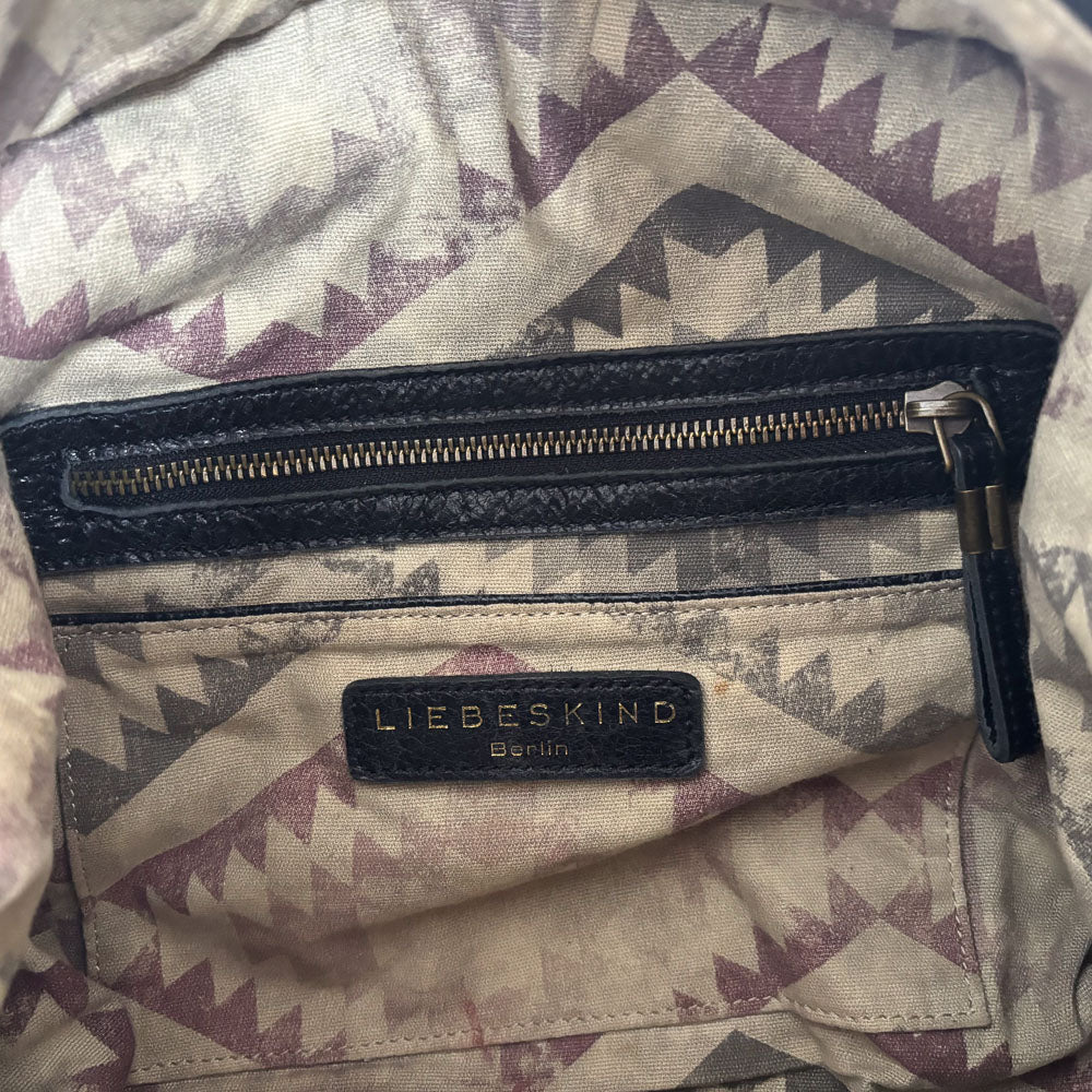 LIEBESKIND LEATHER FRINGE SHOPPER