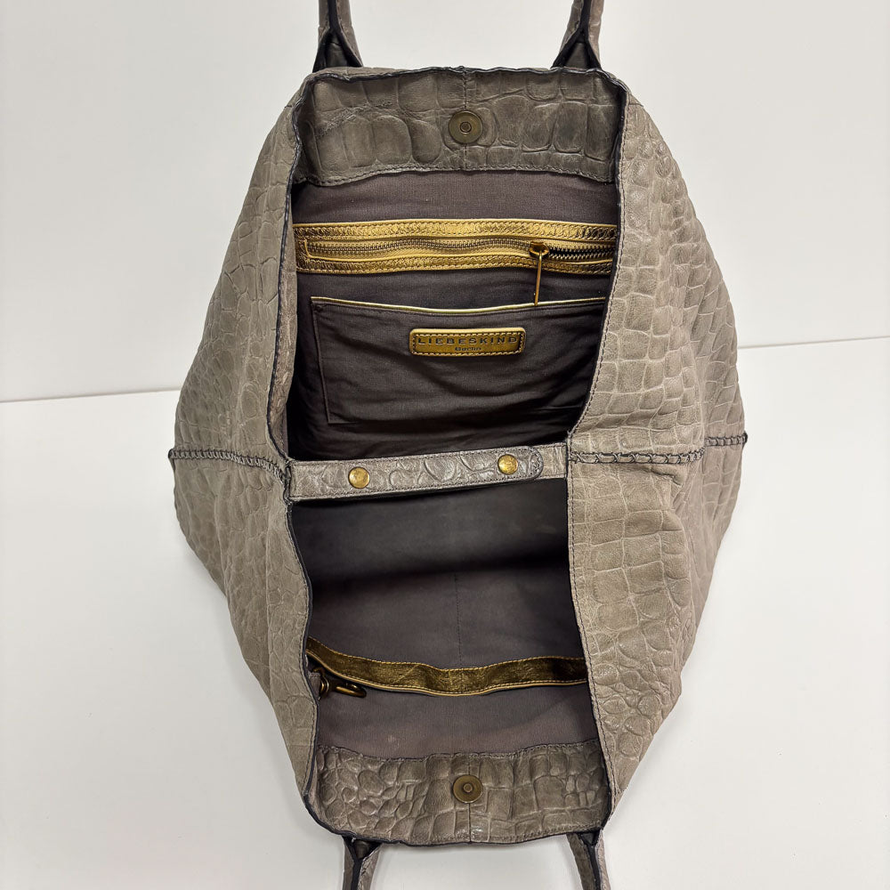 LIEBESKIND CROCO CHELSEA SHOPPER