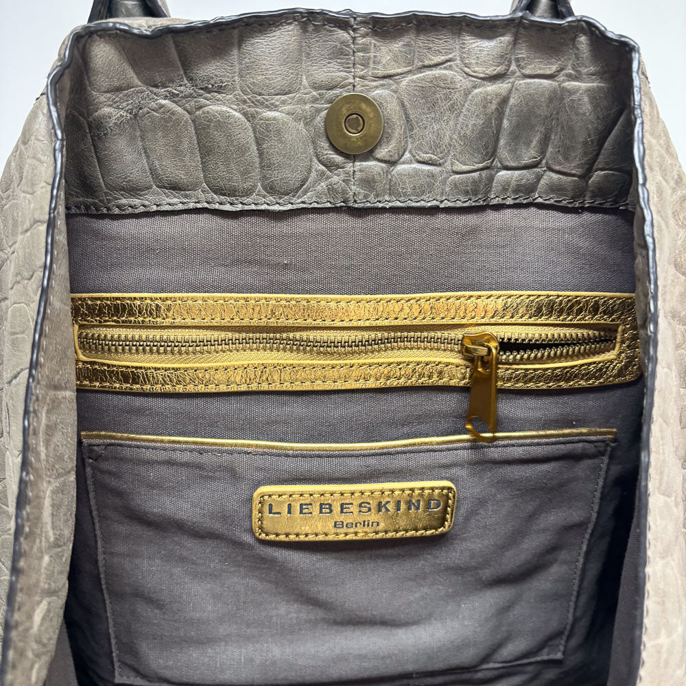 LIEBESKIND CROCO CHELSEA SHOPPER