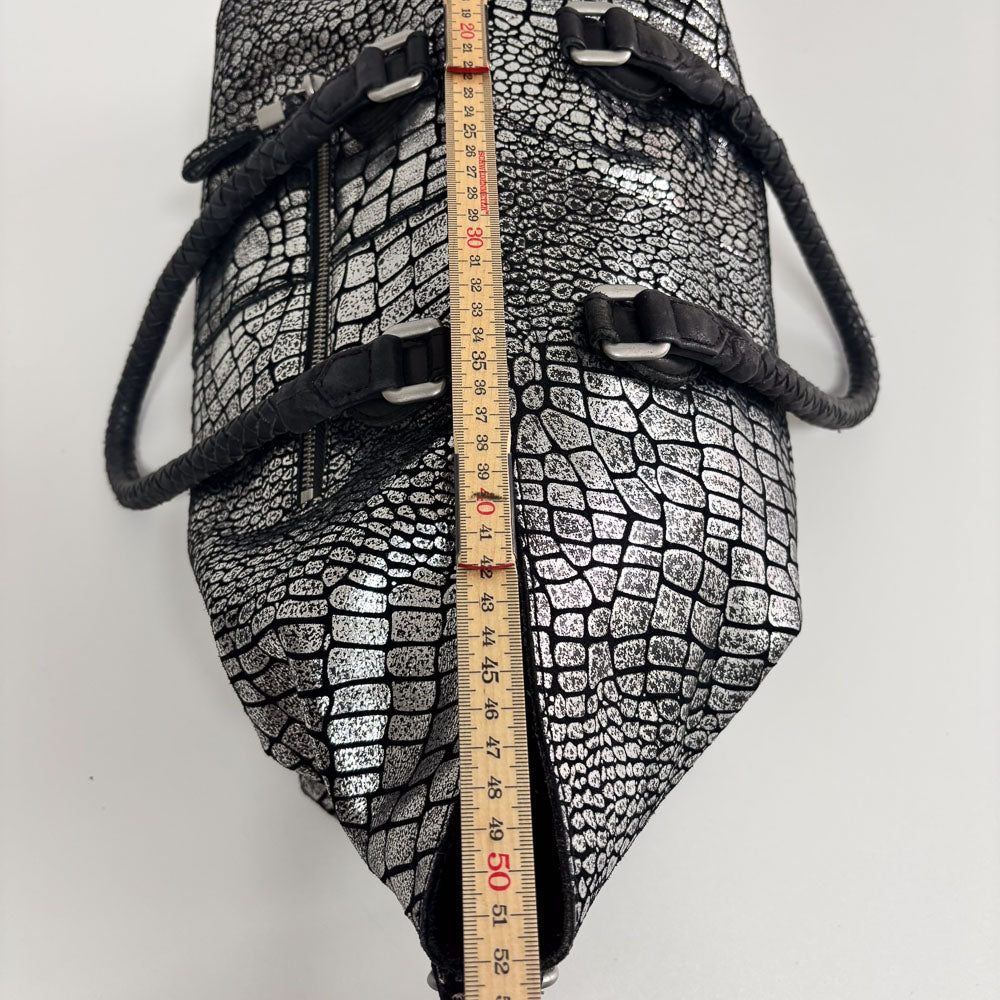 LIEBESKIND SILVER SNAKE SHOPPER