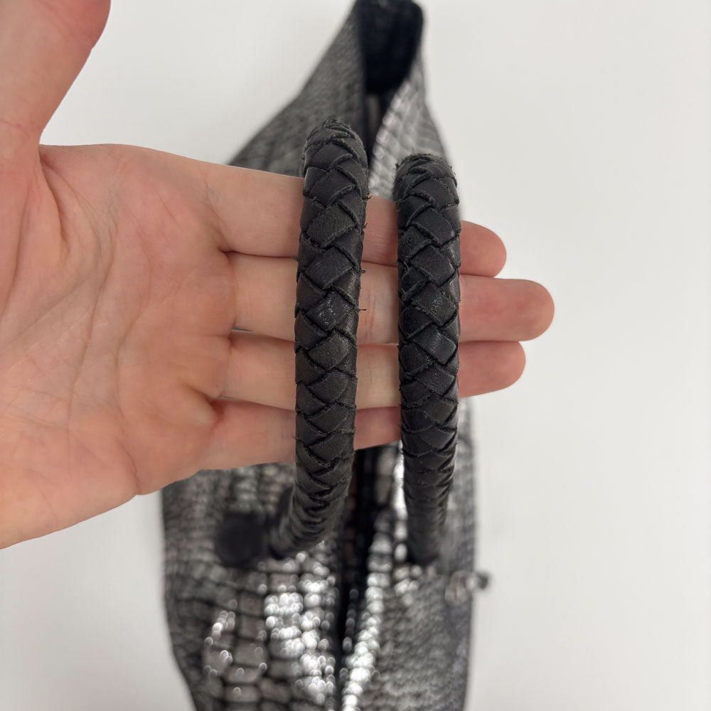 LIEBESKIND SILVER SNAKE SHOPPER