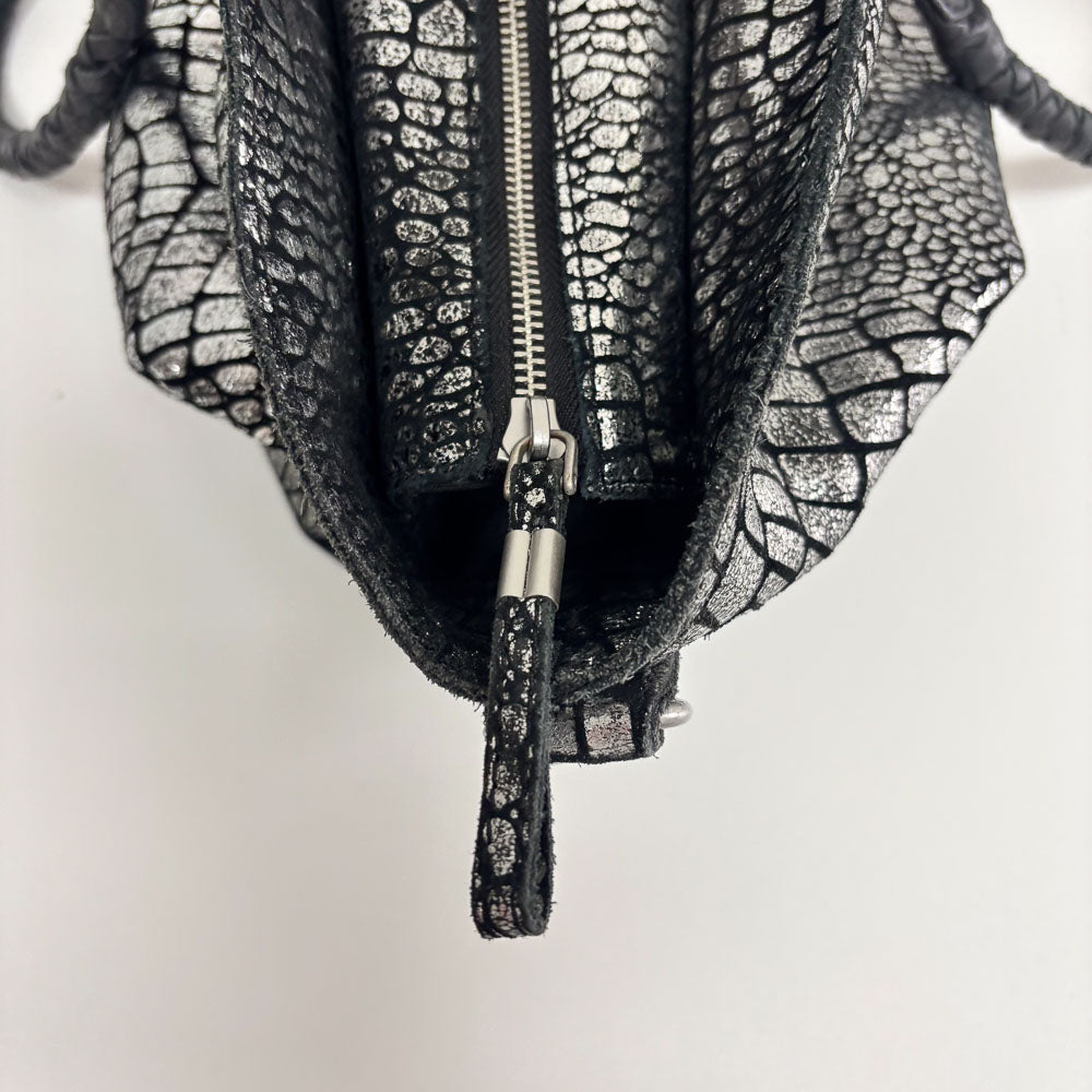 LIEBESKIND SILVER SNAKE SHOPPER