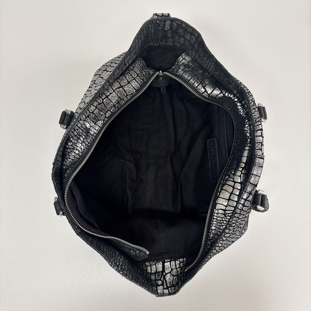 LIEBESKIND SILVER SNAKE SHOPPER