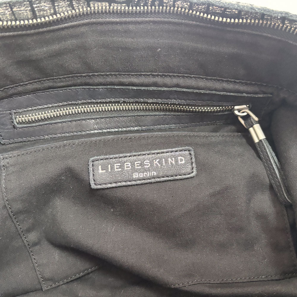LIEBESKIND SILVER SNAKE SHOPPER