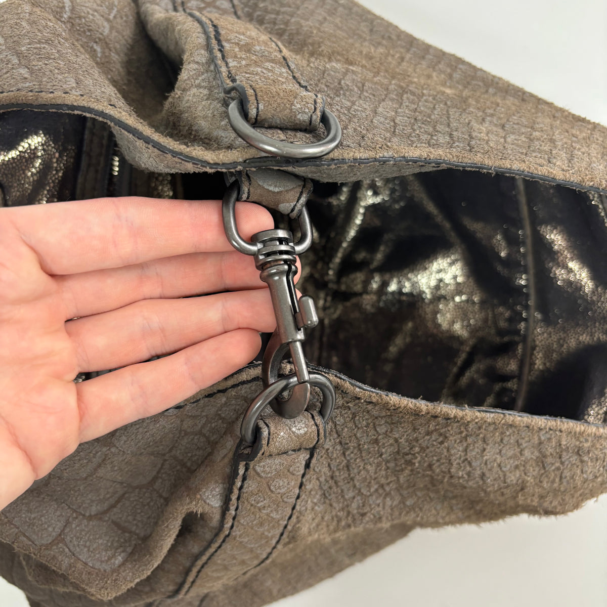 LIEBESKIND CROCO CHELSEA SHOPPER