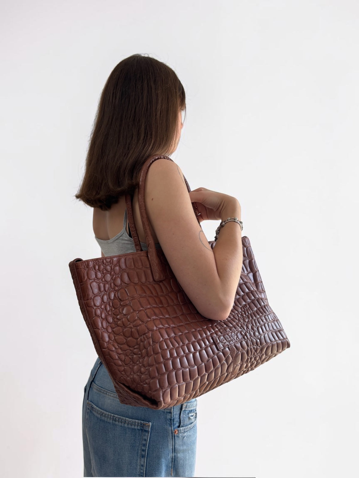 LIEBESKIND CHELSEA SNAKE SHOPPER