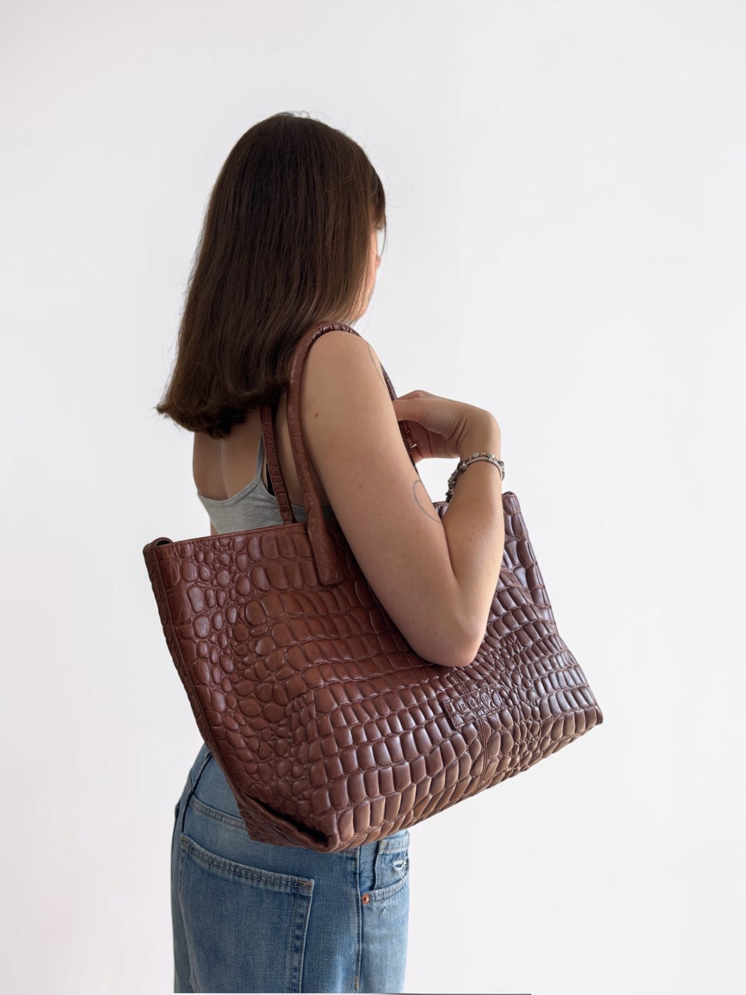 LIEBESKIND CHELSEA SNAKE SHOPPER