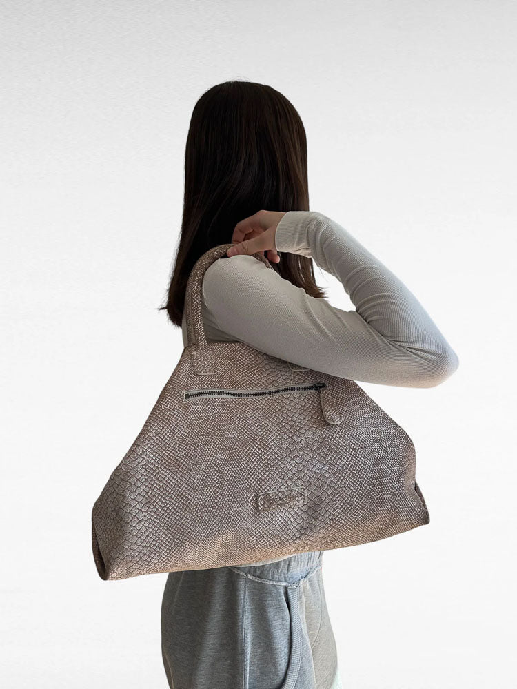 LIEBESKIND SNAKE SHOPPER POLAR